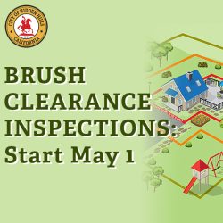 Brush Clearance Inspections Start May 1