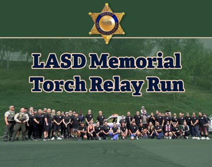 Show Your Support: LASD Memorial Torch Relay Coming Through Hidden Hills