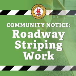 Final Phase of Roadway Project: Striping Work Begins Tomorrow
