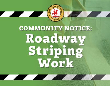 Final Phase of Roadway Project: Striping Work Begins Tomorrow