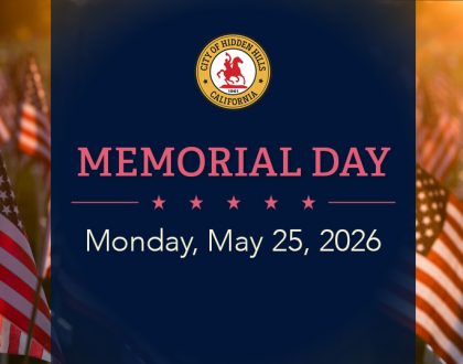 City Hall Closed Monday in Observance of Memorial Day